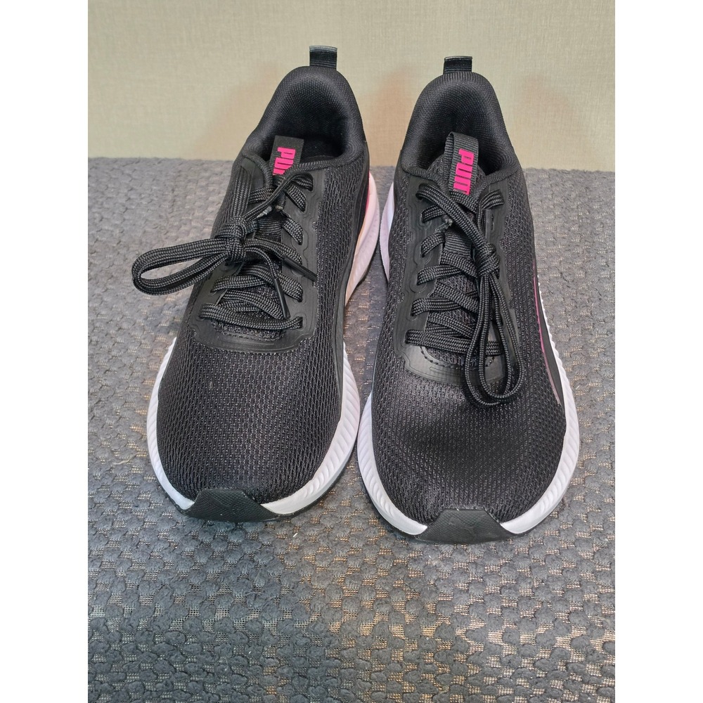 Puma Prowl Slip-On Next Womens 7.5 Black Pink Running Training Shoes 372238-07